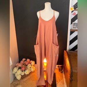 Free People Hot Shot Onesie in Petal M